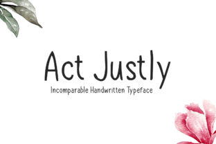 Act Justly Typeface Review for Modern Branding