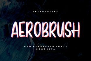 Aerobrush Typeface: Bold Display Fonts for Modern Brand Identity