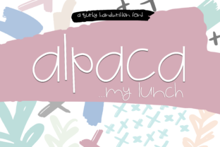 Alpaca Display Font for Joyful Brand Visuals