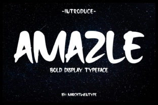 Amazle: The Bold Handwritten Display Font for High-Impact Campaigns