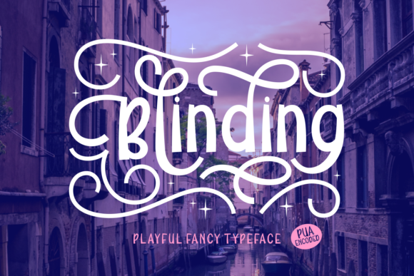 Blinding Display Font for High-Impact Campaign Graphics