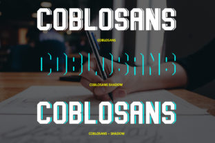 Coblosans Display Font for Editorial and Creative Projects