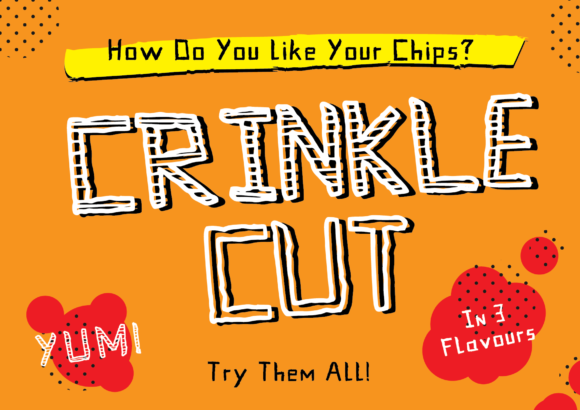 Crinkle Cut: A Unique Display Font for Standout Editorial Design