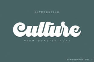 Culture Display Font for Elegant Digital Branding