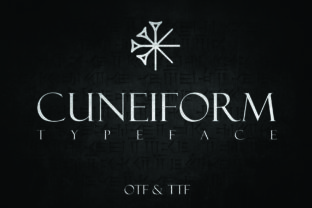 Cuneiform Display Typeface Review