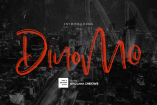 Dinomo Handwritten Font: A Bold Display Typeface for Modern Branding