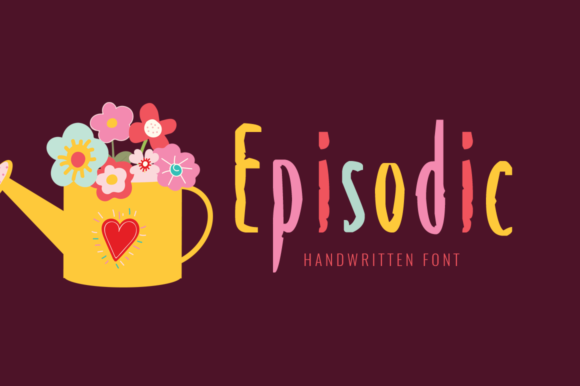 Episodic Display Font for High-Impact Campaign Visuals