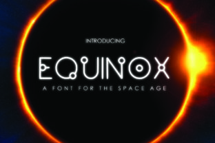 Equinox Typeface: Futuristic Display Fonts for Modern Branding