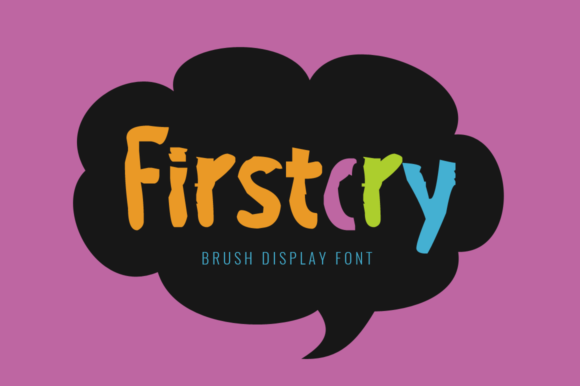 Firstcry Typeface: A Playful Display Font for Whimsical Branding