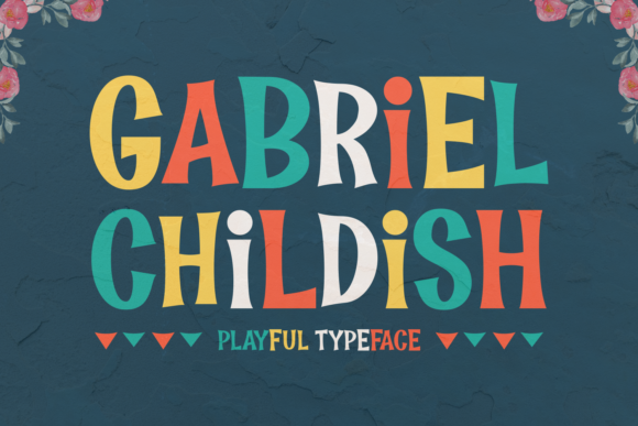 Gabriel Childish: The Bold Display Font for Playful Campaigns