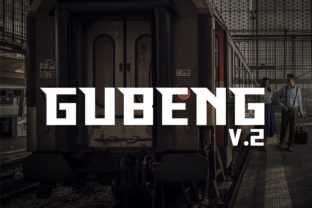 Gubeng V.2: A Modern Display Typeface for Editorial Design