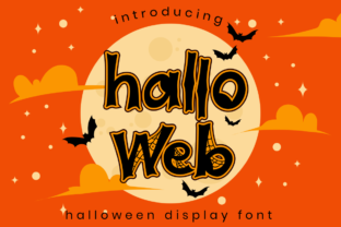 Halloweb: The Spooky Display Font for Seasonal Branding