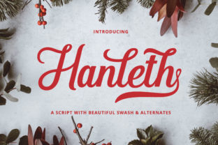 Hantleth: A Vintage Display Font for Handmade Branding