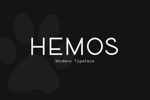 Hemos Typeface: Bold Display Font for Modern Brand Identity