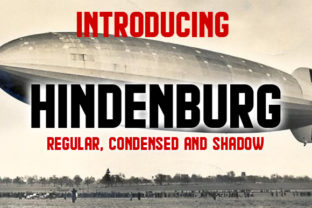 Hindenburg: The Retro Display Font for Vintage-Inspired Campaigns