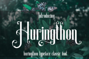 Huringthon: The Elegant Display Font for Sophisticated Campaigns