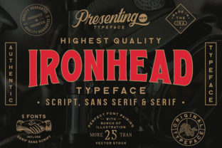 Ironhead Display Font Review for Editorial Design