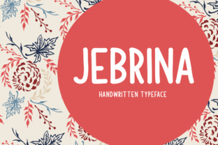Jebrina Handwritten Display Font for Digital Branding