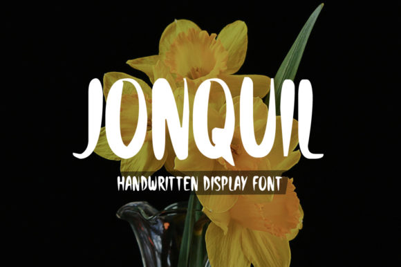 Jonquil Handwritten Display Font Review for Campaign Design
