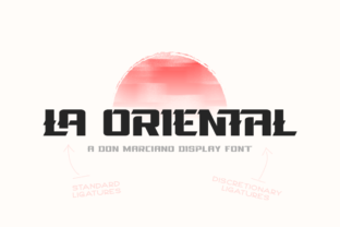 La Oriental Display Font Review for Bold Campaign Design
