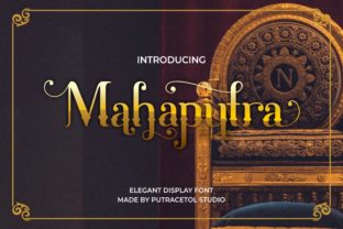 Mahaputra: A Vintage Display Font for Classic Branding Projects