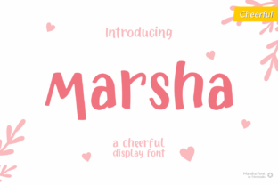 Marsha Typeface: A Cheerful Font for Brand Happiness