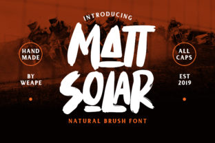 Mattsolar: A Bold Display Font for Urban Brand Identity