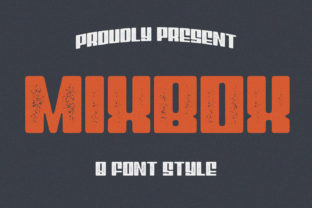 MixBox Family: A Modern Display Typeface for Editorial Design