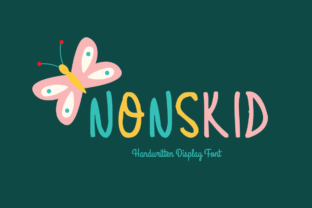 Nonskid: A Whimsical Handwritten Display Font for Modern Web Design