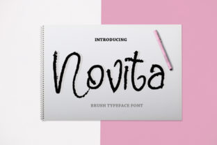 Novita: A Rough Display Font for Authentic Editorial Design