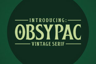 Obsypac Display Font for Bold Digital Branding