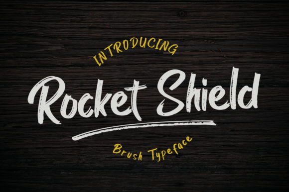 Rocket Shield: The Handwritten Brush Font for Authentic Branding