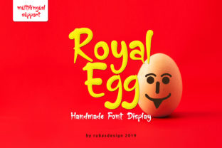 Royal Egg: A Funny and Weird Display Font with an Organic Feel