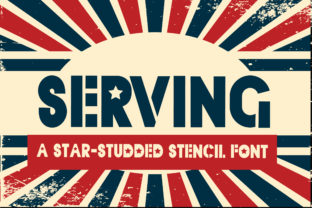 Serving Font Review: Bold Stencil Design for Impactful Branding