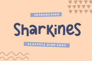 Sharkines Display Font for Bold Web Headers