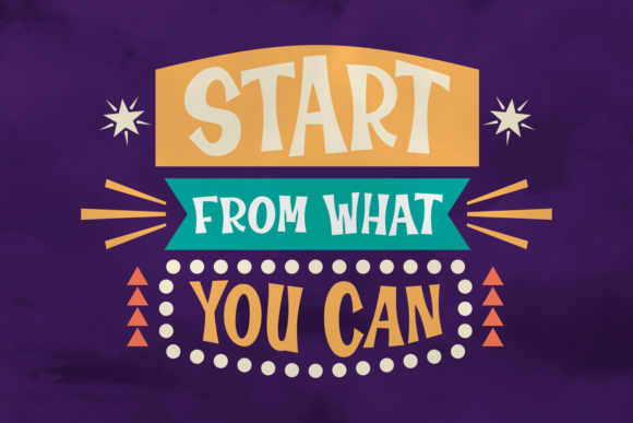 Start from What You Can: A Display Font for Editorial Design