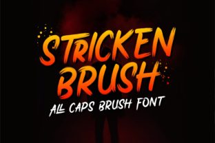 Stricken Brush: The Modern Display Font for Scroll-Stopping Social Media Graphics