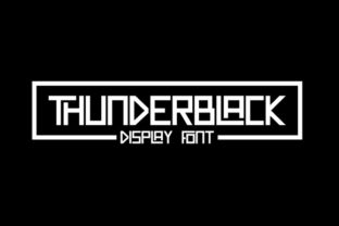 Thunderblack Display Typeface Review for Bold Branding