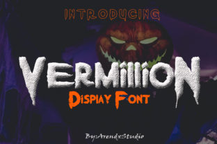 Vermillion: The Bold Display Font for Spooky Brand Identity